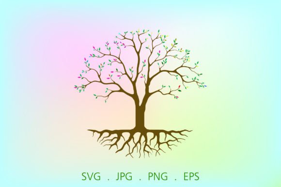 Beautiful Tree Embroidery Design