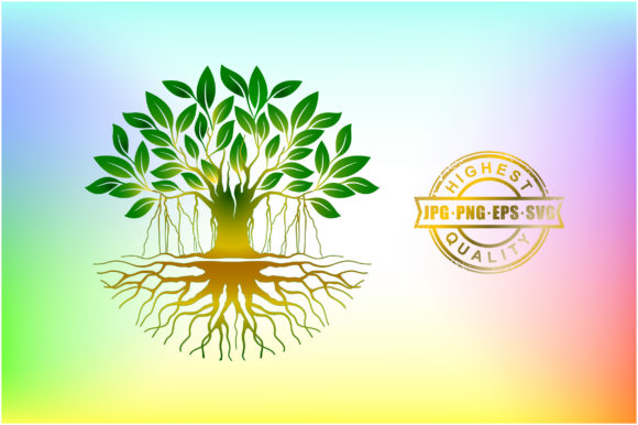 Beautiful Tree Logo Vector. Teak Tree. Graphics