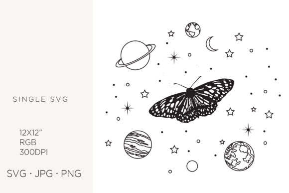 Butterfly and Universe: Graphics for Creative Design