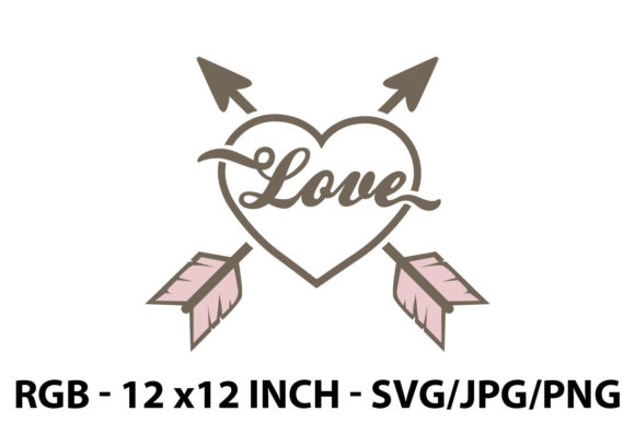 Heart with Arrows: Graphics and Illustrations for Creative Design