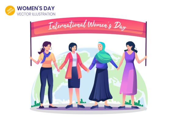 International Women’s Day Illustration Graphics