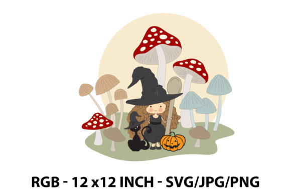 Little Witch Graphics & Illustrations