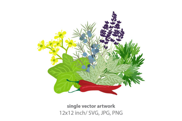 MAGICAL PLANTS: Graphics and Illustrations for Creative Design