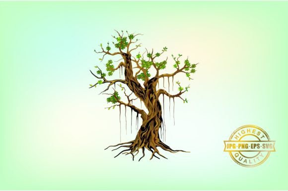 Old Big Tree, Hand Drawn Illustrations