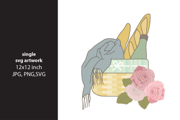 Picnic Basket Embroidery Design