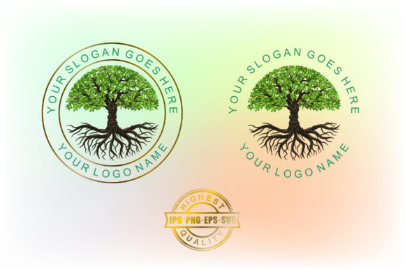 Tree Circle Logo: Graphics and Illustrations for Real Projects